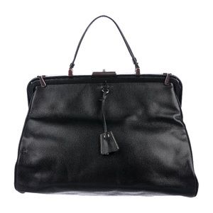 Prada Madras Cerniera Frame Bag. Large